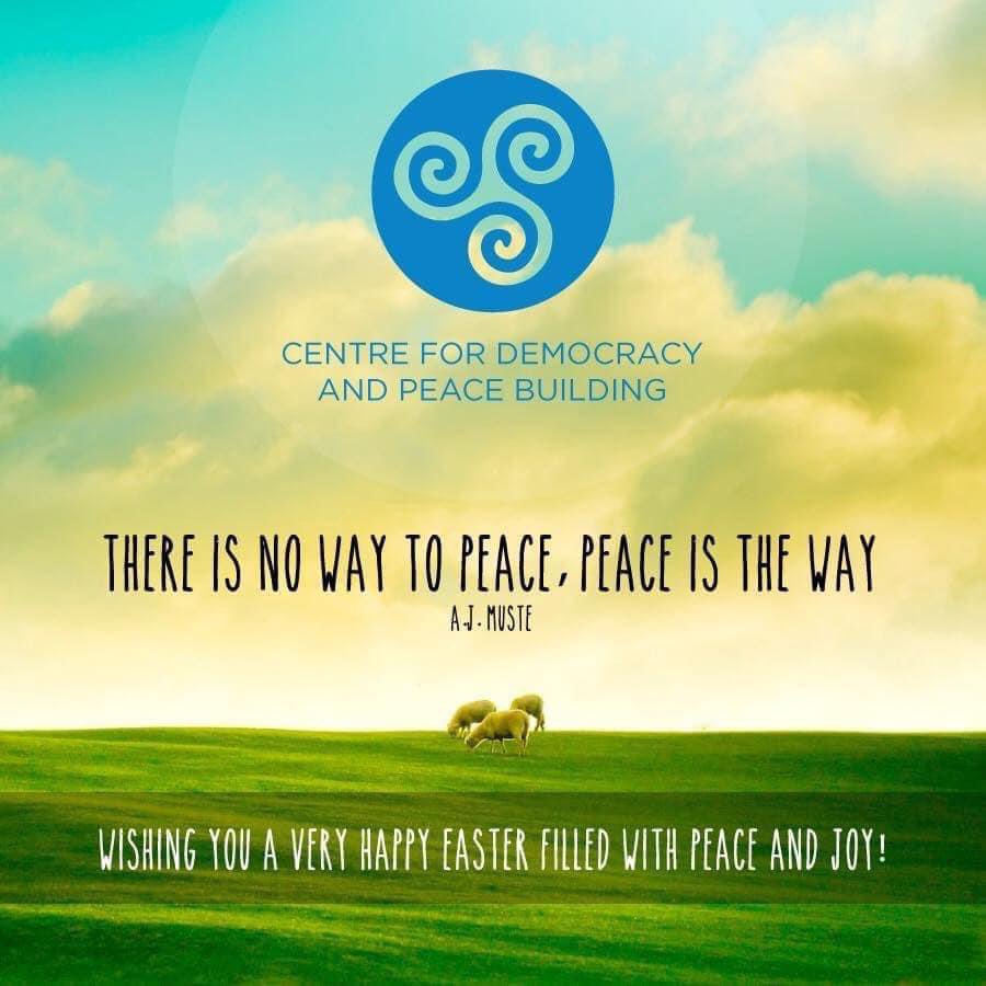There is no way to peace, peace is the way. #HappyEaster 🌿🕊️