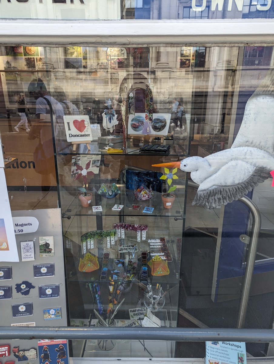 The Tourist Information Centre has an exquisite selection of locally made glassware by Fired Fusion Glass Design and JM Dichroics from Jewellery to decorations there is something for everyone! If this is of your interest why not come on in. visitdoncaster.com #ThinkLocal