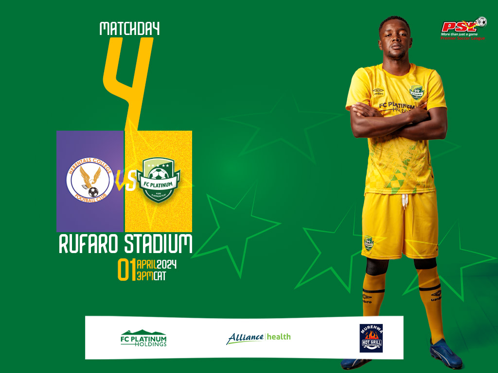Back at the official home of football this weekend in the sunshine city! See you at Rufaro Stadium. #TheAfricanDream #PurePlatinumPlay