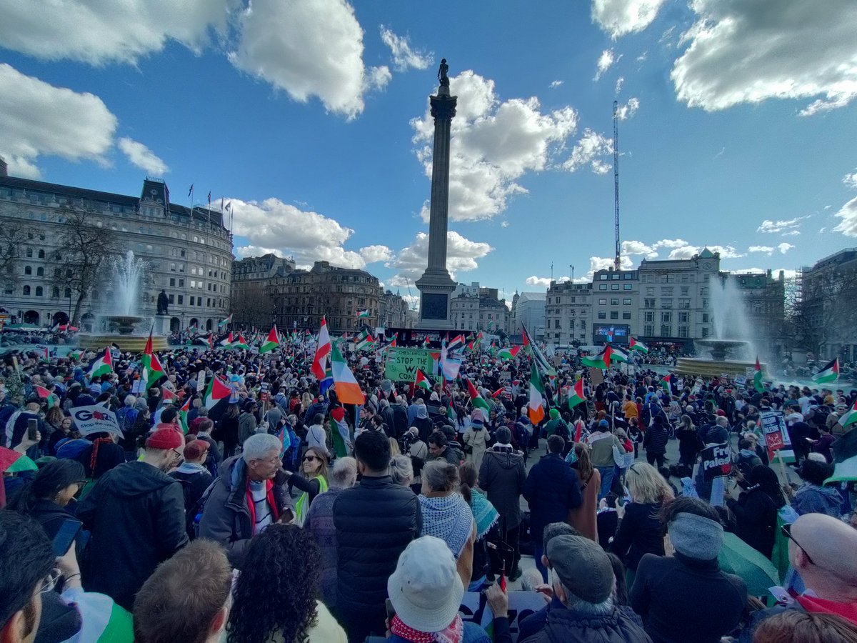 Proud of living in this city #London #FreePalestine