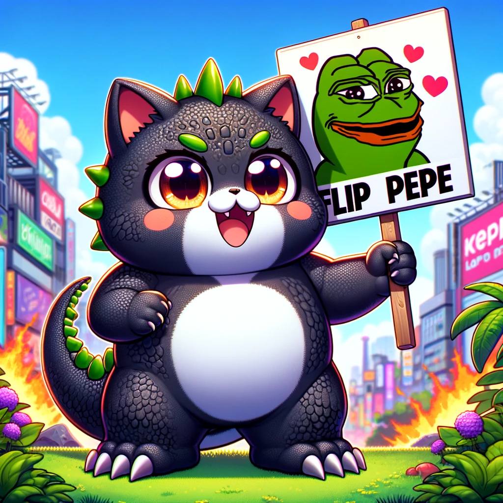 CATZILLA WILL EASILY FLIP PEPE! $CATZ #CATZILLA