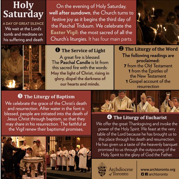 TCDSB's tweet photo. On Holy Saturday, we remember that the day of great silence will lead to hope as the Lord will rise again. https://t.co/svjlNHAzaQ