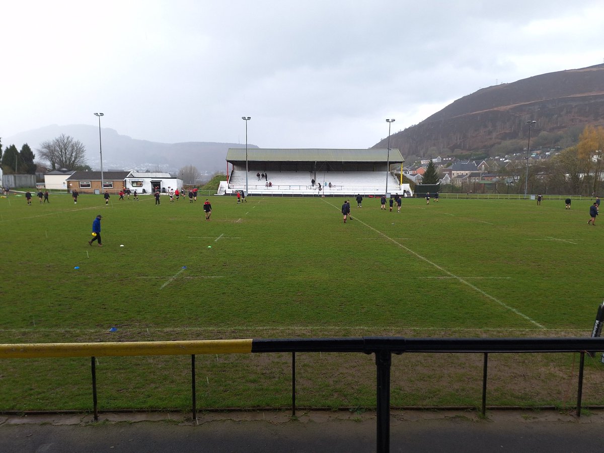ClubHopper13's tweet image. Just before the huge downpour @GraigRfc v @CardiffQuinsRFC