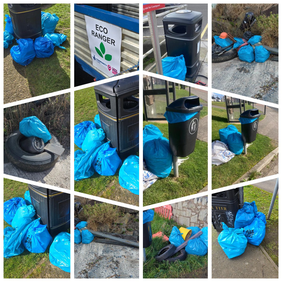 Just some of the bags and litter collected on the group picks as part of our Big Spring Clean this morning. Amazing work everyone!