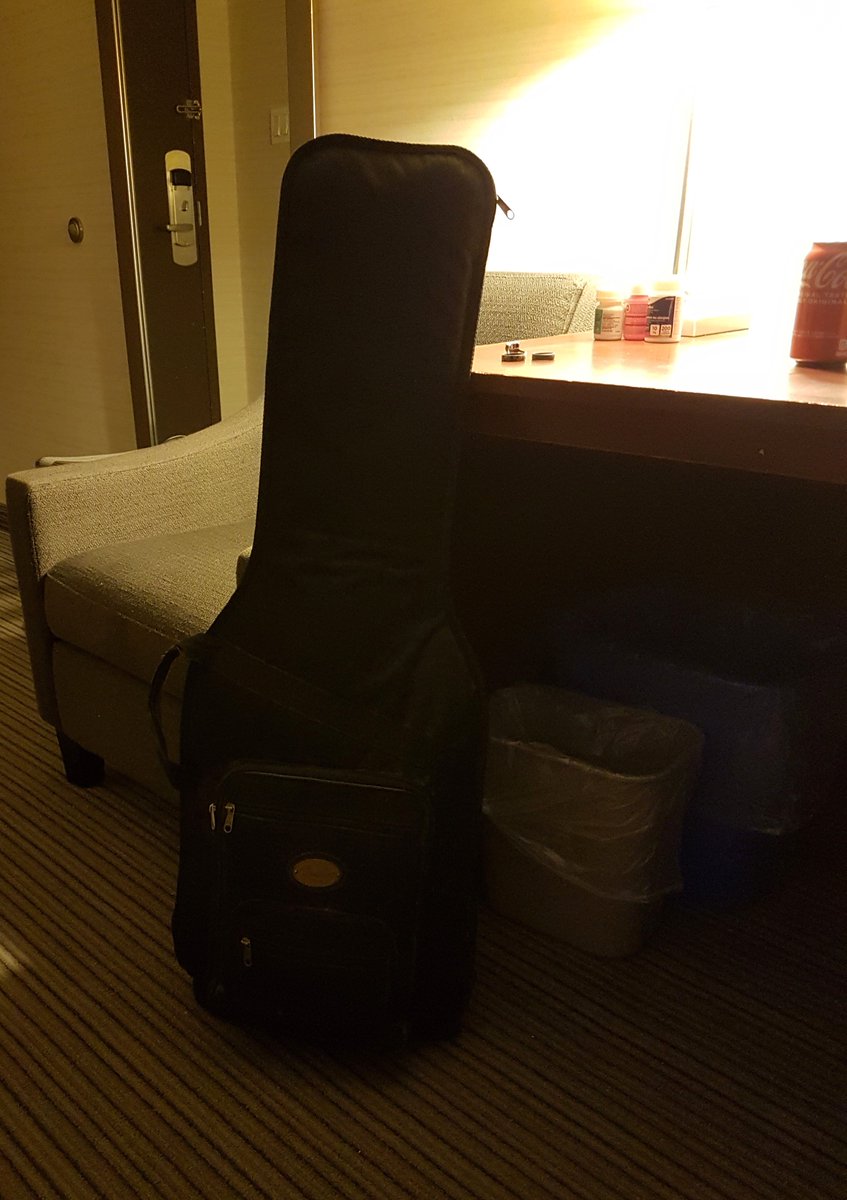 From the, 'When your gig bag takes a better picture than you' files. #ibelieveinvoodoo