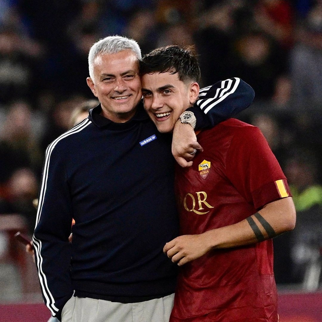Paulo Dybala: 'Working with Mourinho meant a lot of growth for me. We're talking about a coach who did a lot in his career, his experience helps you grow as a player. I don't know what the future holds for him, but I'm sure he will go to a top club.'