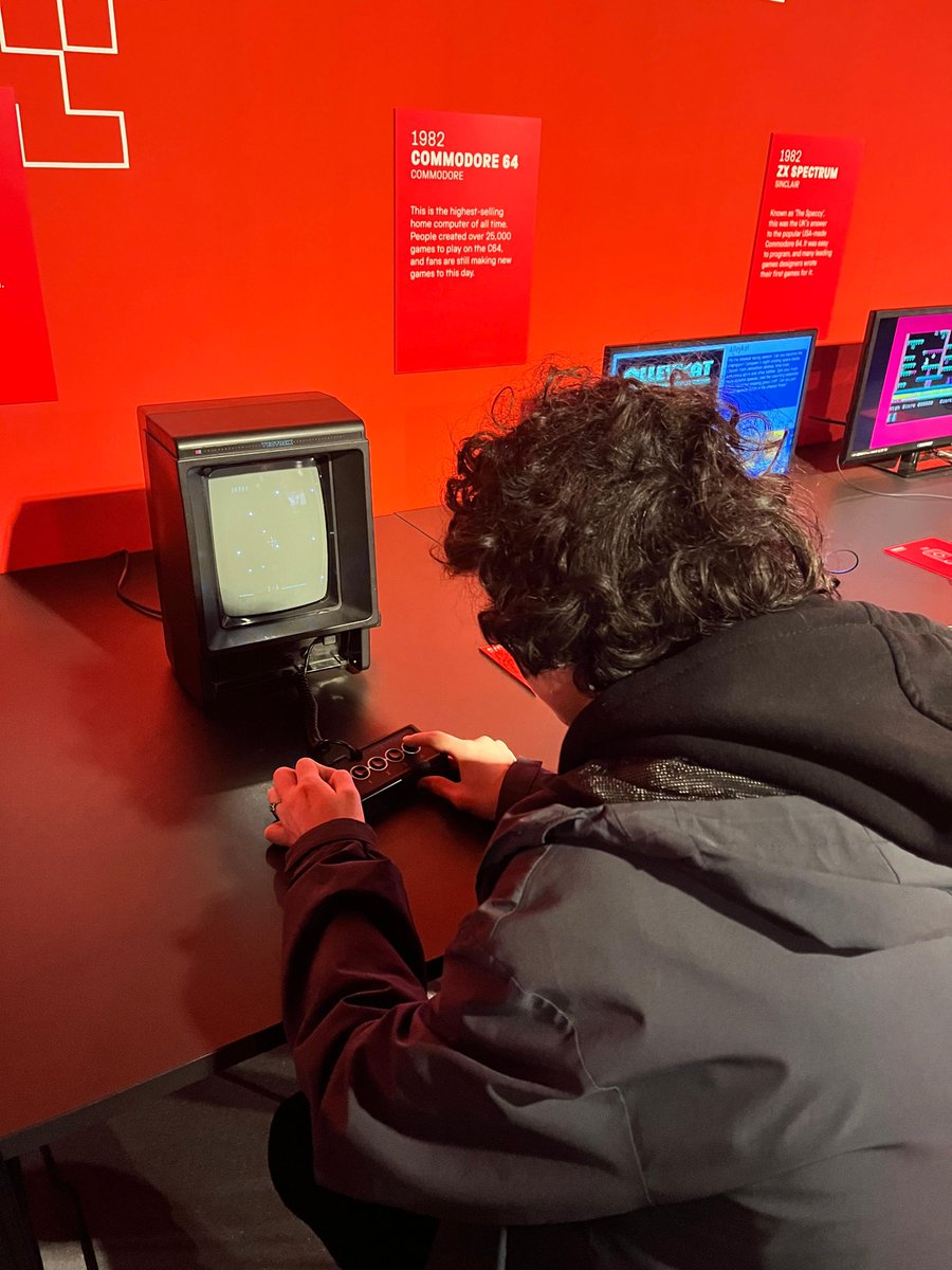 Digital Technology and Multimedia students visited the Power Up exhibition at the Science and Industry Museum last week! The students had a fantastic day using various games consoles from across the decades.🎮