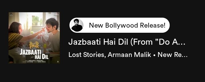 @ArmaanMalik22  new song #jazbaatihaidil ❤️❤️