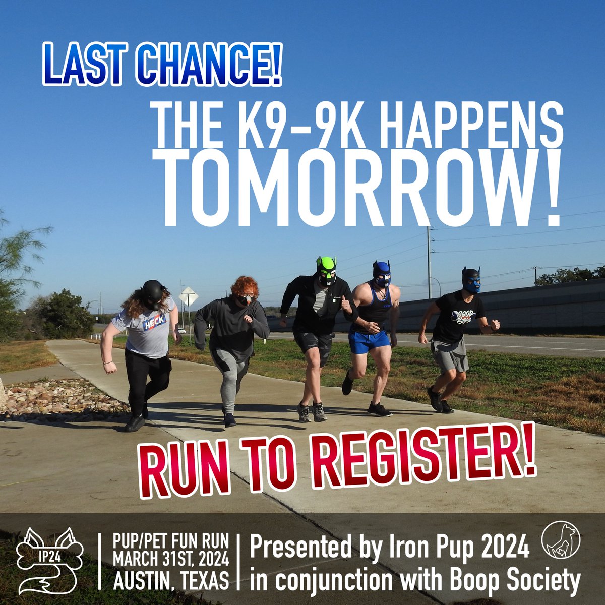 Champ_the_Fox's tweet photo. Last chance to join in the outdoor fun π³with all your puppy friends! πThe K9-9K is happening TOMORROW! ππβ¨
Register here: https://t.co/DfOBrChj9O
#petplay #pupplay #puppyplay #getoutsideandplay https://t.co/I8QwKkRpZs