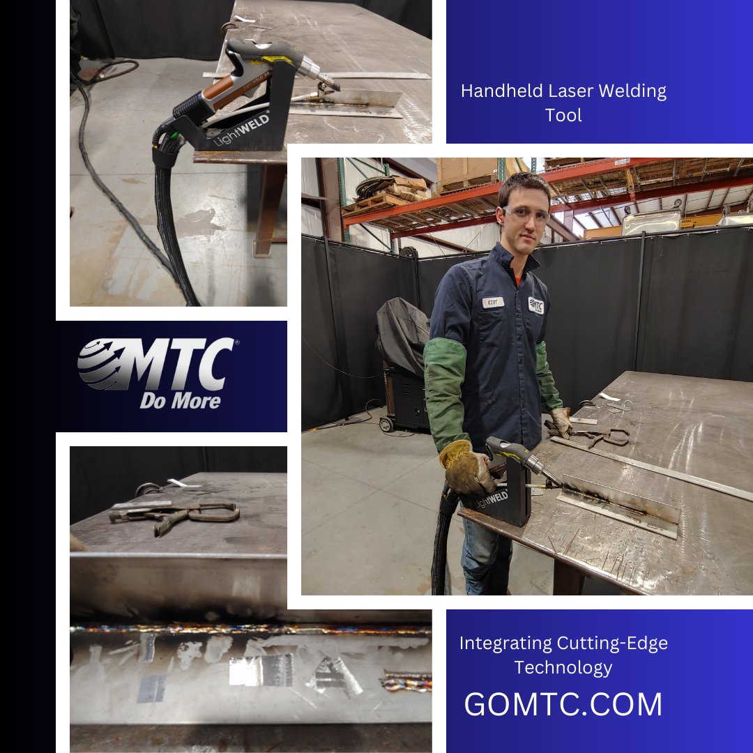 We once again elevated the workplace of our team with #innovative #technology!
This tool speeds up the #weld process and increases our #flexibility in materials we use!
-Benefits
✅Faster consistent welding
✅Easy to learn
✅Lightweight
✅Higher quality welds
#MTCDoMore #NewTool