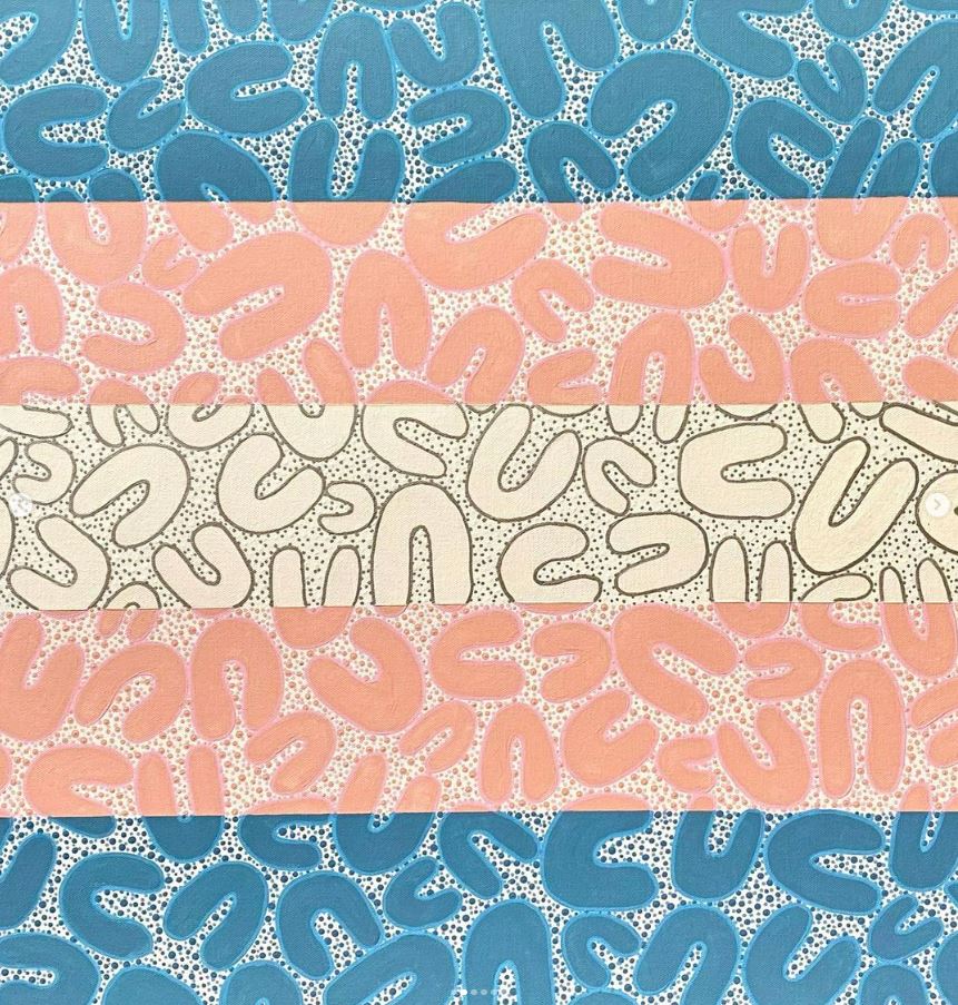 Today marks the International Transgender Day of Visibility, a significant occasion in the trans community. Let's honour and recognise our Sistergirls, Brotherboys and all our gender-diverse community on this day. Artwork by Dylan Barnes, they/he/she, Wiradjuri.