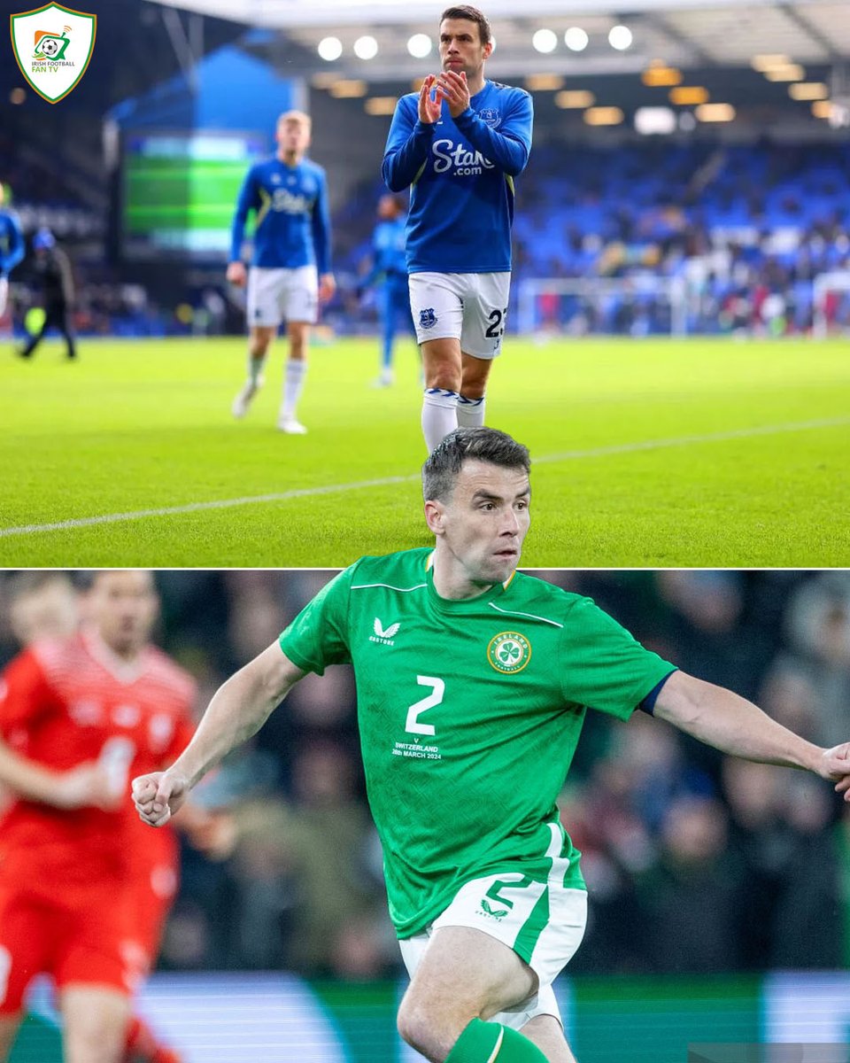 35 year old Seamus Coleman starts his 3rd game in a week, having Captained Republic of Ireland twice in the Aviva against Belgium and Switzerland, the Killybegs man starts and captains Everton away to Bournemouth in the Vitality stadium. 👏🏼👏🏼 #coybig #seamuscoleman