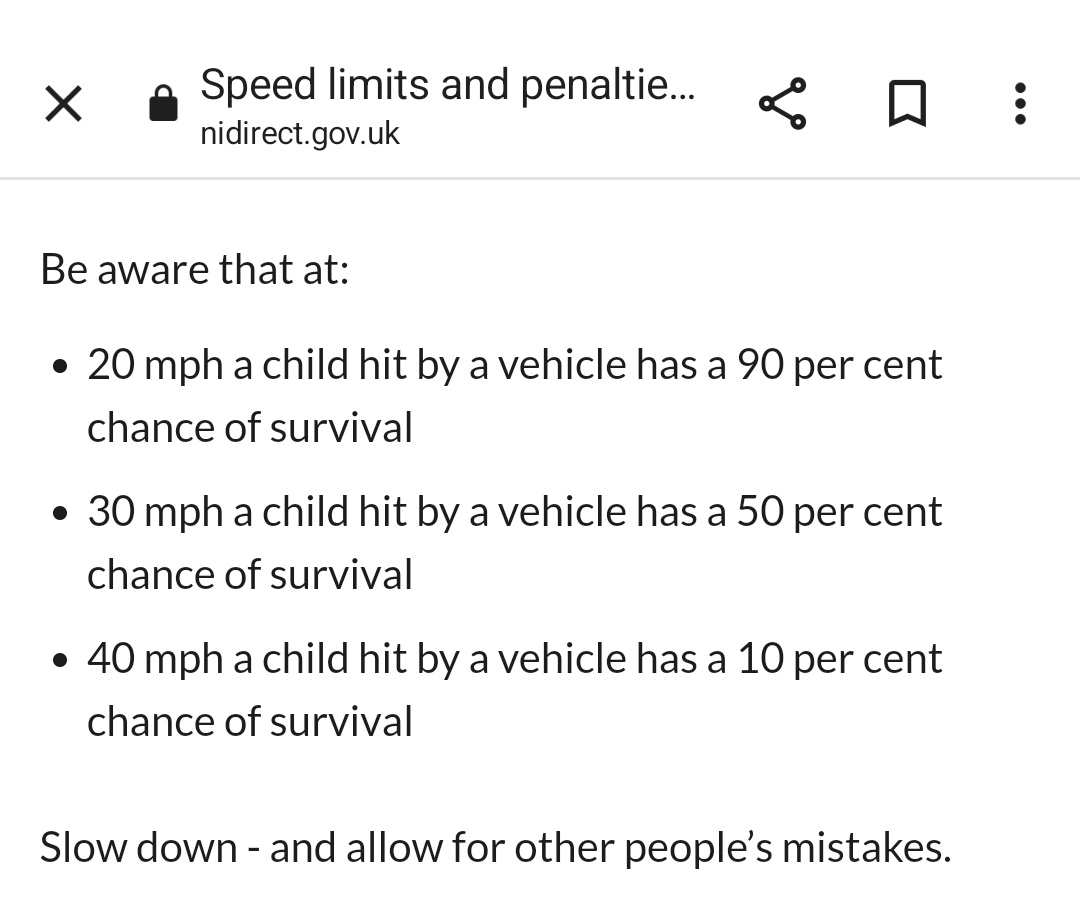 My village gets all the through traffic in&out of Pen Llyn&feels much safer with 20mph limit.Some motorists ignore the 20,but instead of going 40 in a 30 they now do 30 in a 20 so,if hit,50%chance of survival. But who cares about locals eh?As long as the tourists are happy 🙄