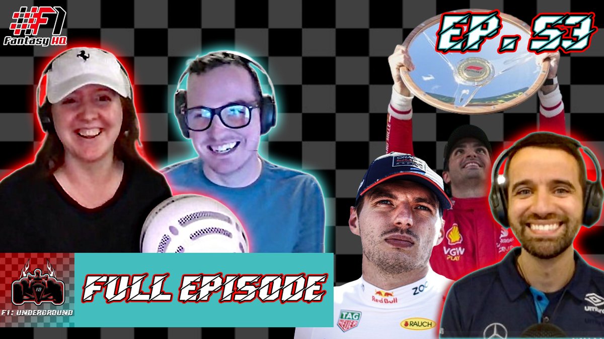 NEW!

Ep. 53 w/ @clibphotography + @Owenliberatore 

-#AustraliaGP Recap
-Max Verstappen DOESN'T win
-All things F1 Fantasy with @F1FantasyHQ!
-A whirlwind for Carlos Sainz victory

LISTEN + SUBSCRIBE: linktr.ee/undergroundf1

WATCH + SUBSCRIBE: youtu.be/gbvjRb8VFsA