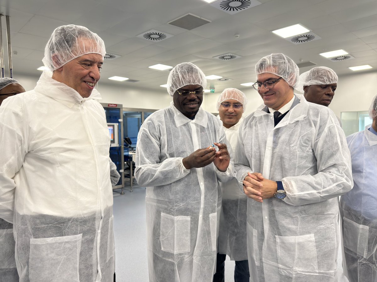 MARBIO Morocco marbio.com is strengthening the vaccine manufacturing capabilities and independence in Morocco & Africa. I was pleased to witness this great investment and innovation that is in line with @AfricaCDC’s local manufacturing agenda.#NewPublicHealthOrder