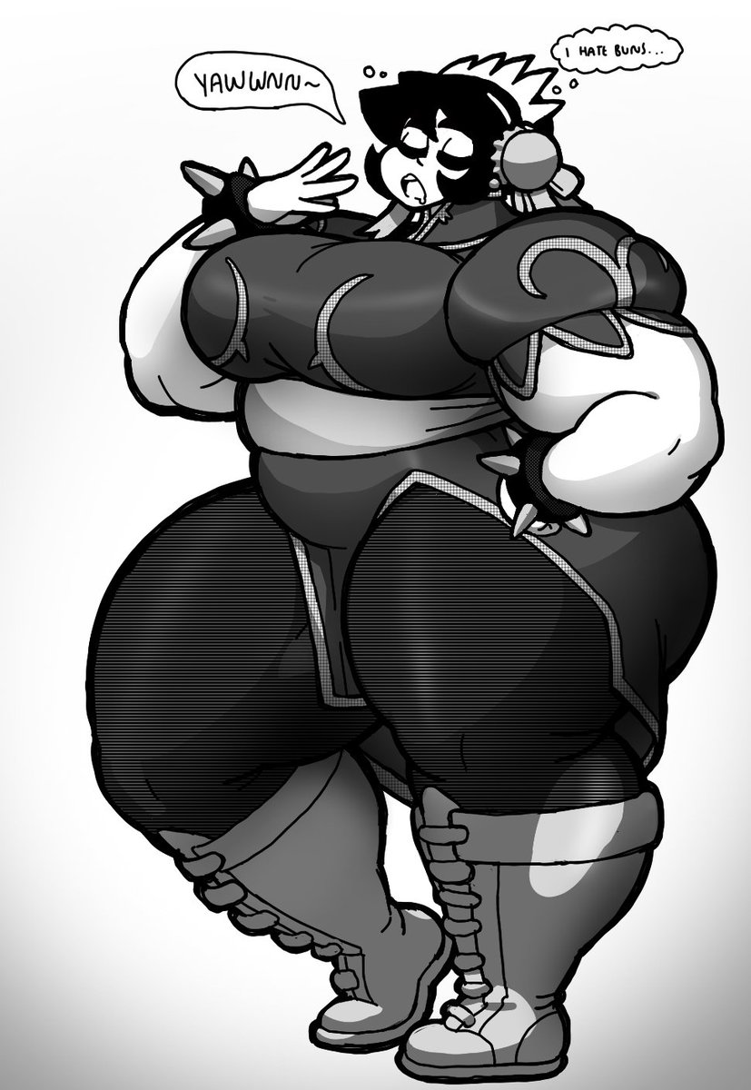 splitendssss's tweet image. filia dressed as chun li