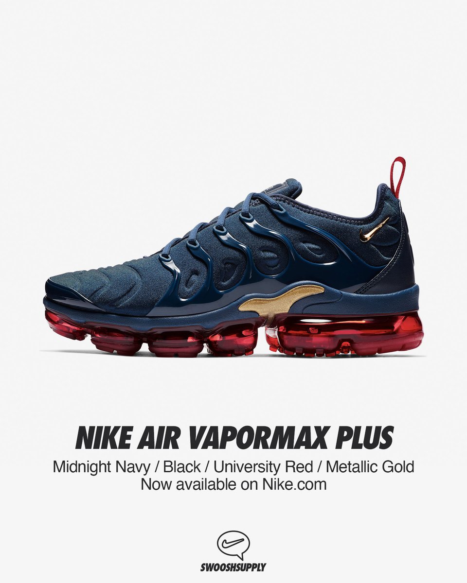 blue red and gold vapormax