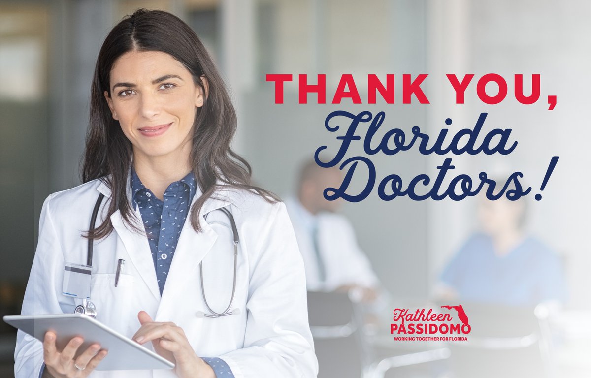 On #NationalDoctorsDay, we thank our FL physicians who heal & care for Floridians. The Live Healthy package supports FL’s health care workforce, especially our doctors, providing financial relief on medical school loans & expanding access to care in FL’s rural communities.