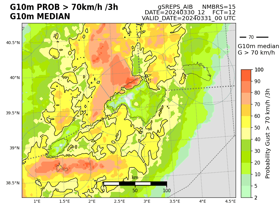 AEMET_Baleares's tweet photo. Las próximas horas se presentan con rachas de viento muy fuerte y lluvias.

Viento 🌬️

· La primera tanda será entre las 22h y las 03h de mañana.

· La segunda tanda será entre las 12h y 18h de mañana.

👁‍🗨(Imágenes con prob. superar los 70 km/h a las 21-03 12 y 18 UTC)

🧵 https://t.co/IOpSUjtrjA