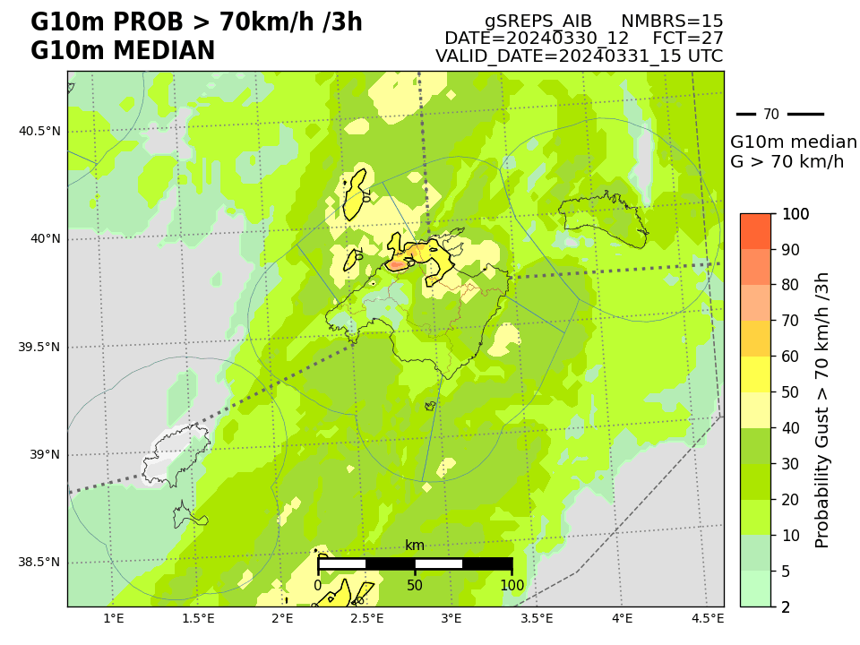 AEMET_Baleares's tweet photo. Las próximas horas se presentan con rachas de viento muy fuerte y lluvias.

Viento 🌬️

· La primera tanda será entre las 22h y las 03h de mañana.

· La segunda tanda será entre las 12h y 18h de mañana.

👁‍🗨(Imágenes con prob. superar los 70 km/h a las 21-03 12 y 18 UTC)

🧵 https://t.co/IOpSUjtrjA
