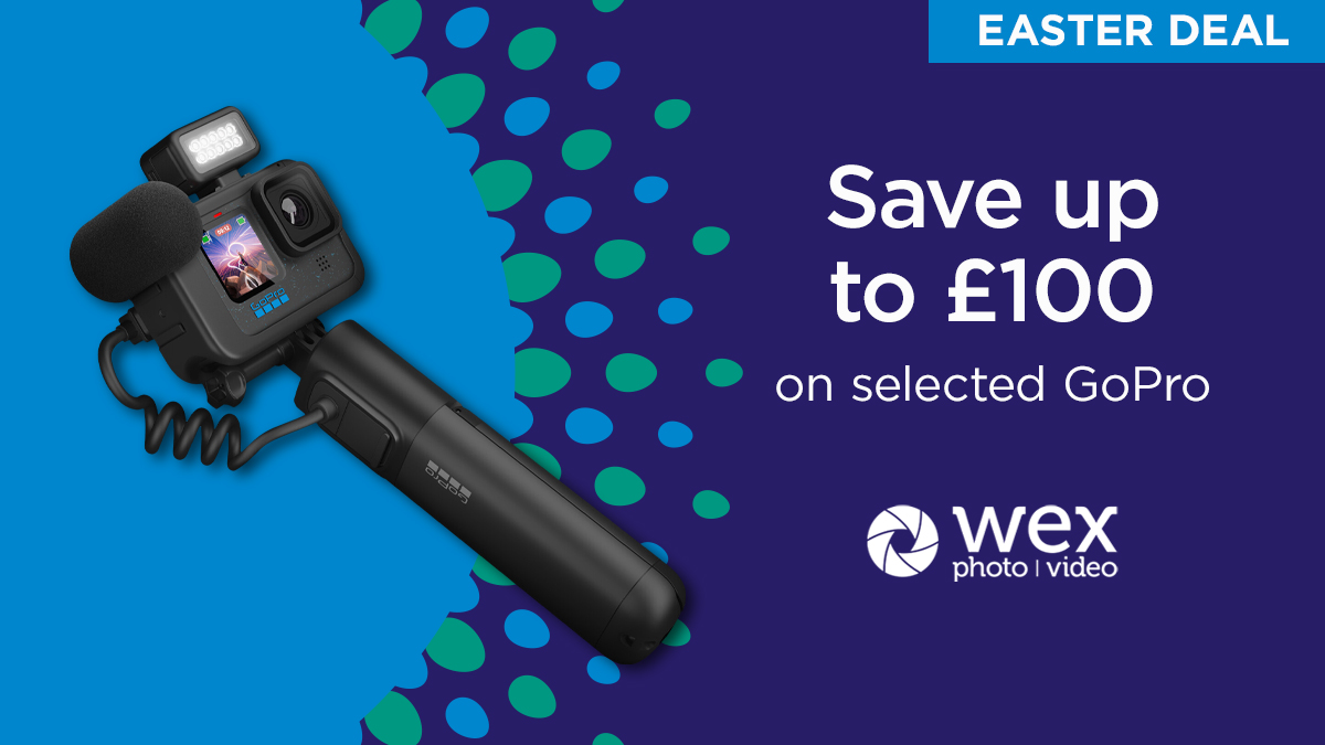Unlock #Easter savings! Save up to £100 on #GoPro #cameras and #accessories. Capture your #adventures in stunning detail and save big this Easter! Shop Now: bit.ly/3vjVcyo