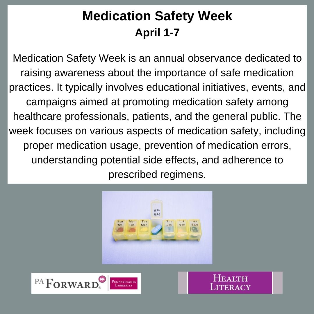 It's Medication Safety Week! Learn how to read medication labels, prevent drug interactions, and ensure proper dosage. Together, let's empower ourselves with knowledge for healthier lives! #PAForward #HealthLiteracy