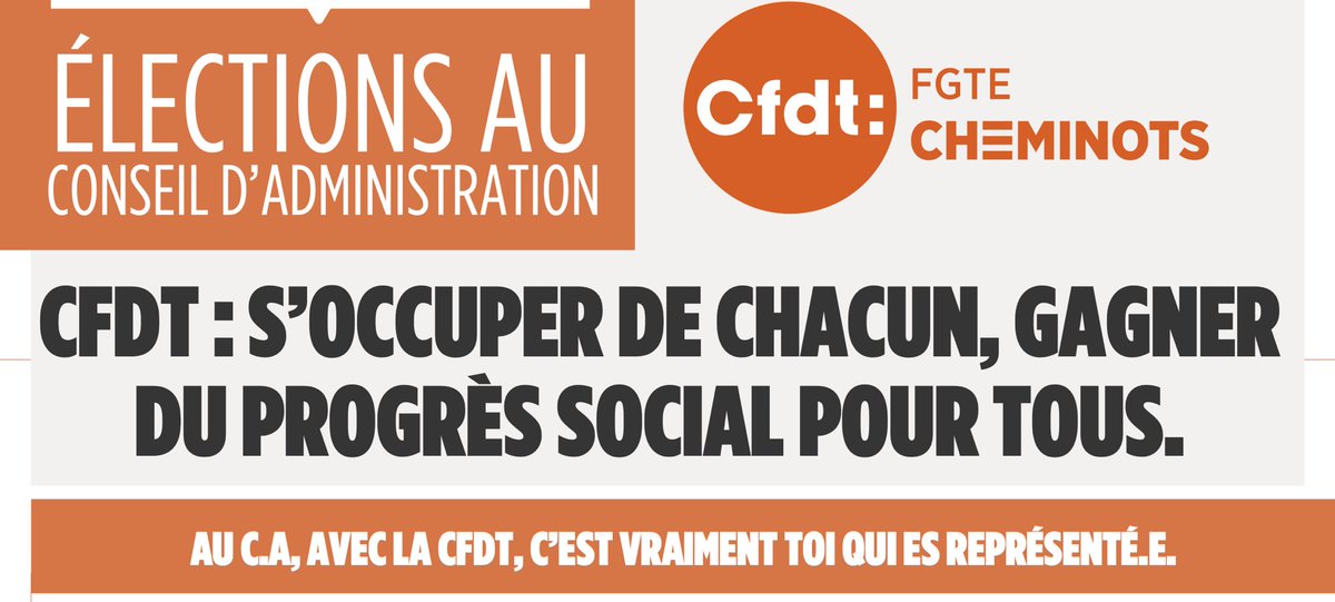 Attention il ne vous reste que 5 jours pour voter aux élections du conseil d’administration #SNCF !
Moi c’est fait ✅ Votez <a href="/cfdtcheminots/">cfdtcheminots</a> 👈 

cfdtcheminots.org/wp-content/upl… 👈