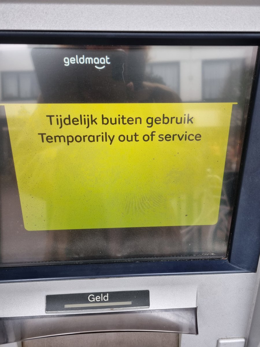 KeyFlex's tweet image. Defect of leeg? Indien dat laatste van toepassing is, heeft vandaag de #ContantGeldOpnameDag effect gesorteerd 😉