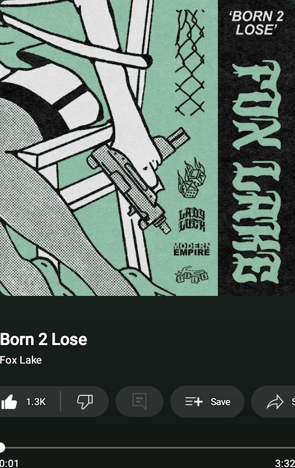 Fox Lake: 'Born 2 Lose' music.youtube.com/watch?v=WK3cyz…