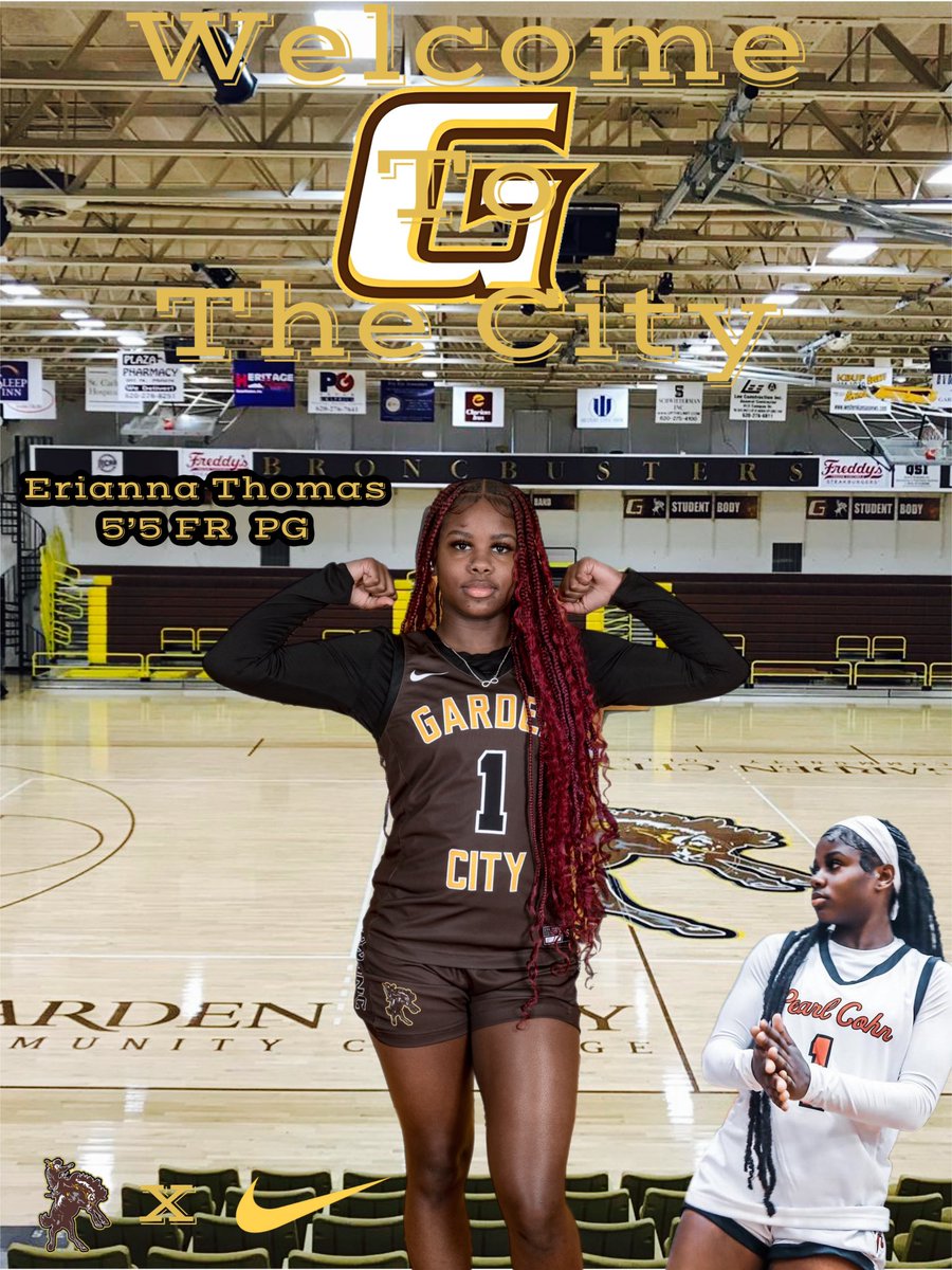Garden City Women’s Basketball (@busterswbb) on Twitter photo Welcome to the family!!
Erianna Thomas 5’5 PG
Nashville, Tennessee
<a href="/1speedy_/">Erianna Thomas</a>
#BusterNation
#TheGarden Welcome to the family!!
Erianna Thomas 5’5 PG
Nashville, Tennessee
<a href="/1speedy_/">Erianna Thomas</a>
#BusterNation
#TheGarden