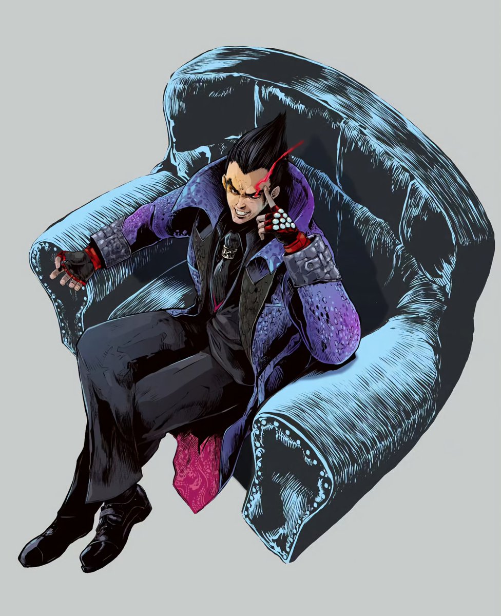 Tekken 8 - Kazuya Mishima illustration by Jbstyle (@jbstyle222