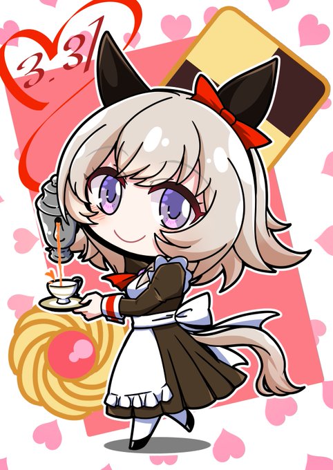 この日だけの紅茶をあなたに。#ウマ娘 #カレンチャン#カレンチャン生誕祭 