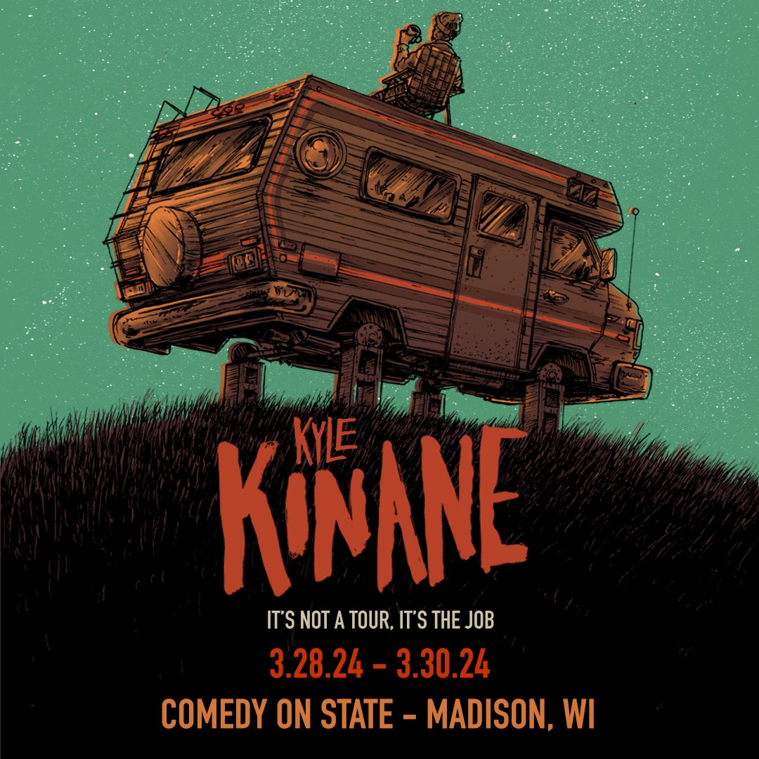 ComedyOnState's tweet image. SOLD OUT for @kylekinane 
And what a dang treat it’s been