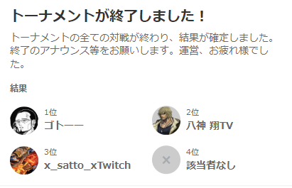 LeNdo_p's tweet photo. 優勝は、ゴトーー選手！先月の大会に続いてLeNdo LEAGUE初の2連覇が達���されました！おめでとうざいます！次回の開催は2024年5月を予定しております！
皆様、ご参加ありがとうございました！

#スト6
#ストリートファイター6
#sf6
#eスポーツ
#LeNdo https://t.co/1zdxWcmzkP