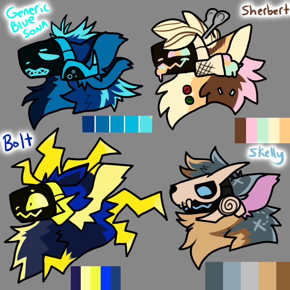 ArtsBvg's tweet image. Speed Raffle to 4k+ character raffle!

Once I am over 4k this will end at some point; this is for these characters

TO ENTER FOLLOW AND RT !

Prizes:
Flame Protogen
Moth Character
My husky character! (has some extra art)
1 of the 4 headshots

winner chosen randomly!