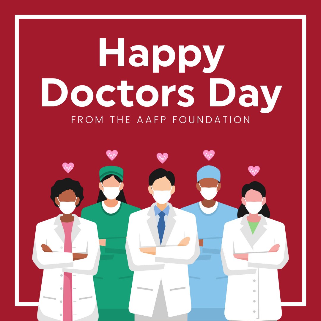 Happy #NationalDoctorsDay! To all the doctors working to improve the health of our communities, with overwhelming gratitude, we say thank you!