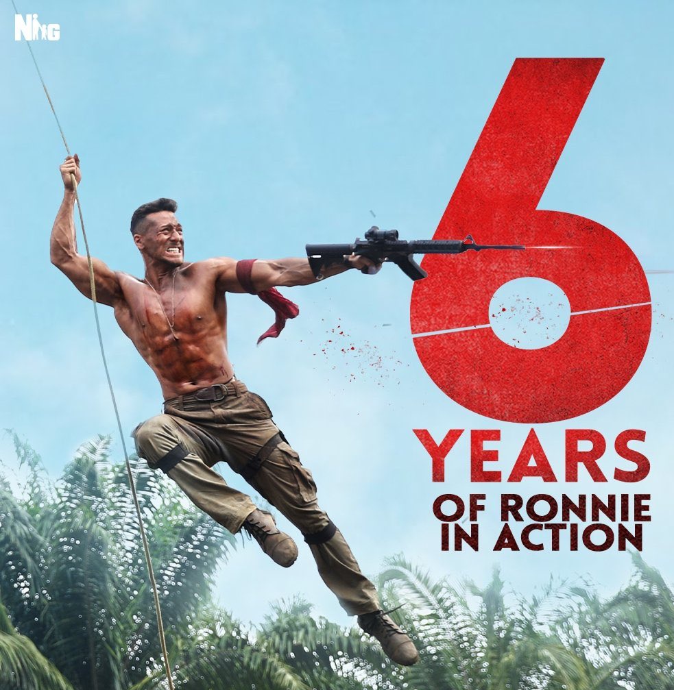 6 Years of #Baaghi2 💥💯
Ronnie will be back in #Baaghi4 once again in 2025 💥💥💯