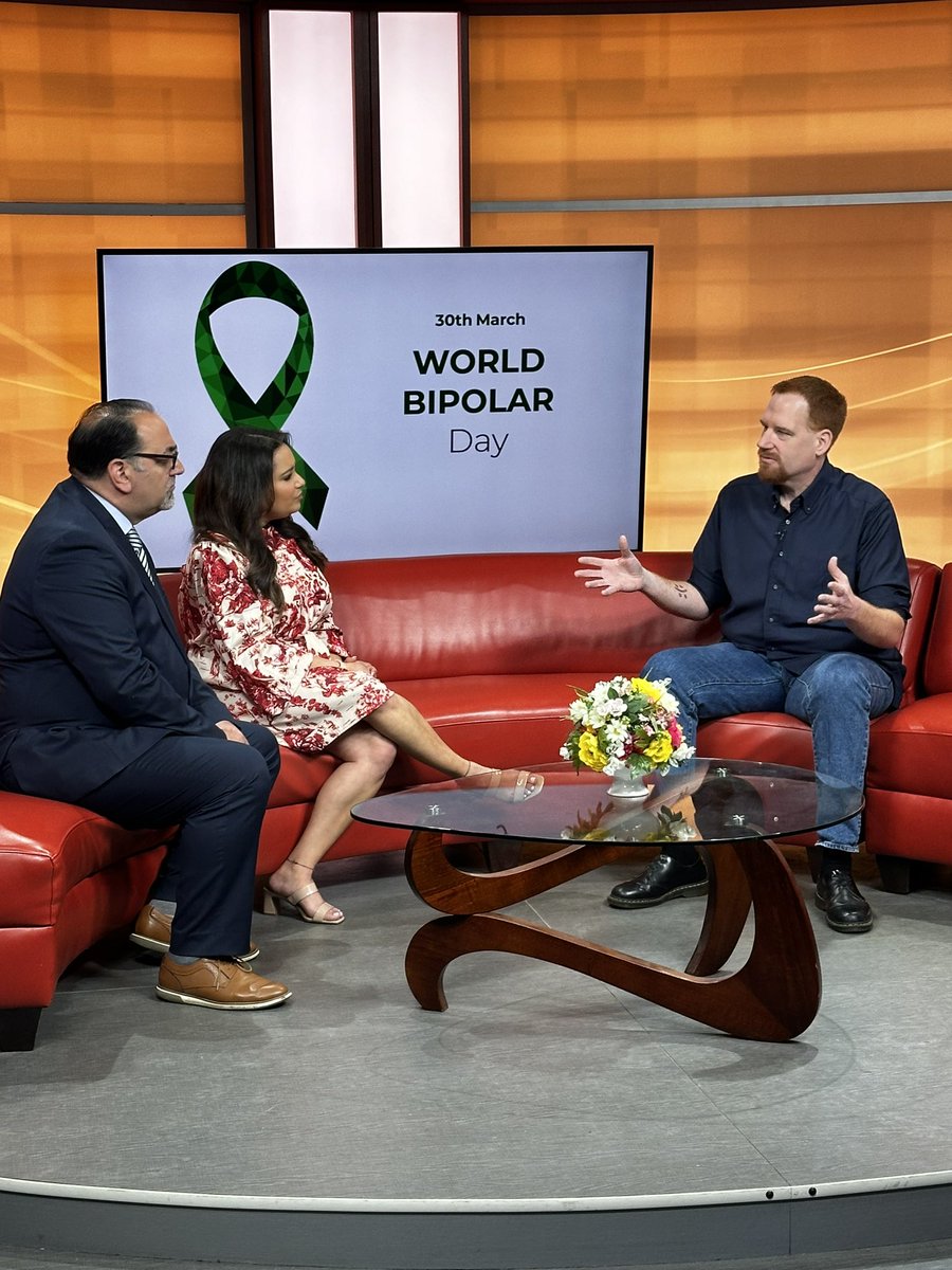 IN CASE YOU MISSED IT: Gabe Howard lives with bipolar disorder and shares a strong message this morning: “It is treatable and you have a really good chance of living a great life.” #worldbipolarday Checkout his podcast: Inside Bipolar @wsyx6 @fox28columbus