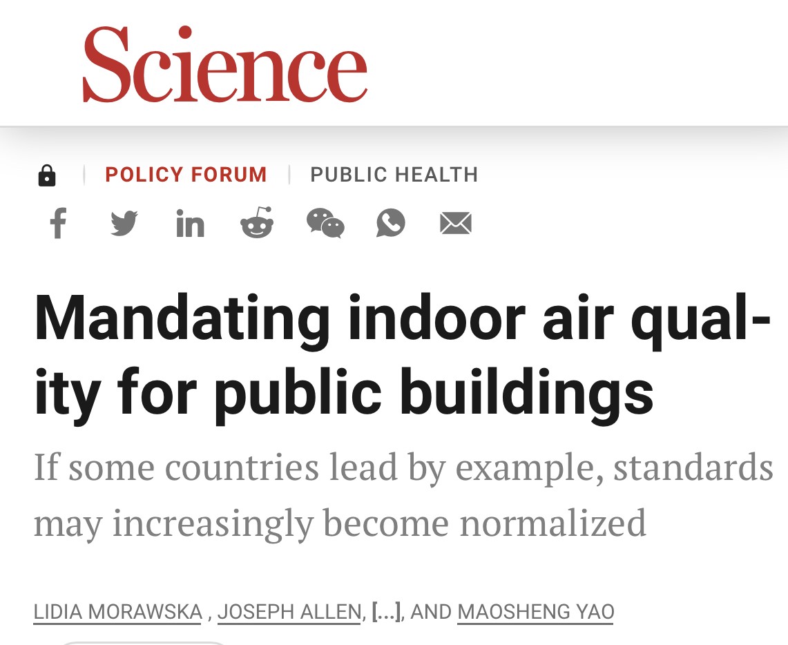 Access to important Science article on #IAQ targets via @DocJeffD. Share with schools & employers & ask politicians to make clean indoor air & #HealthyBuildings the law! @CAPublicHealth @CA_DIR @CADeptEd @CAgovernor @LaphonzaB @RepDeSaulnier @AlexPadilla4CA @OSHA_DOL @j_g_allen