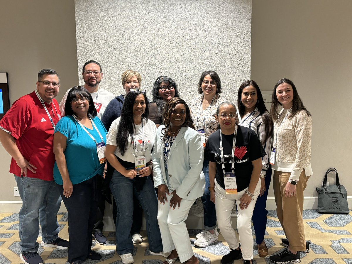 These are the @AldineISD #Muliltingual Services Department presenters at the #NABE2024! Thank you @NABEorg for this fantastic professional learning experience! ❤️💙#THEDepartment @DrFavy @drgoffney #JuntosPodemos 💪🏼#MiAldine #WEPA!