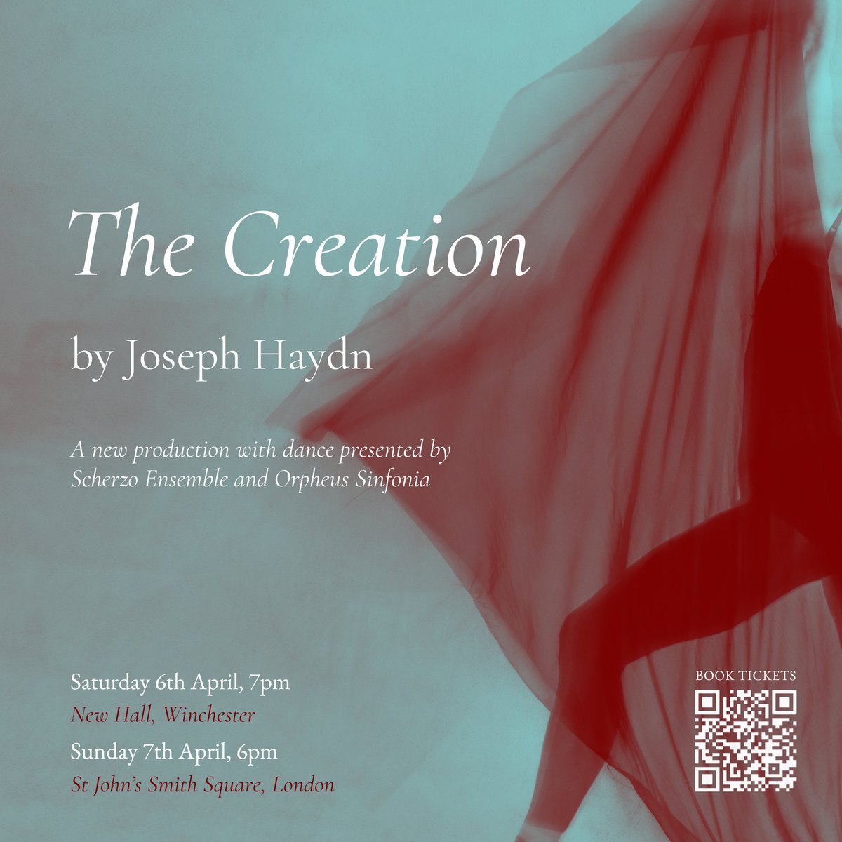 Don’t miss an original performance of Haydn’s ‘The Creation’, where music seamlessly intertwines with dance, costume, and lighting. Haydn’s timeless composition takes on a new vibrant form in this unmissable performance. Tickets: bit.ly/ScherzoEnsemble