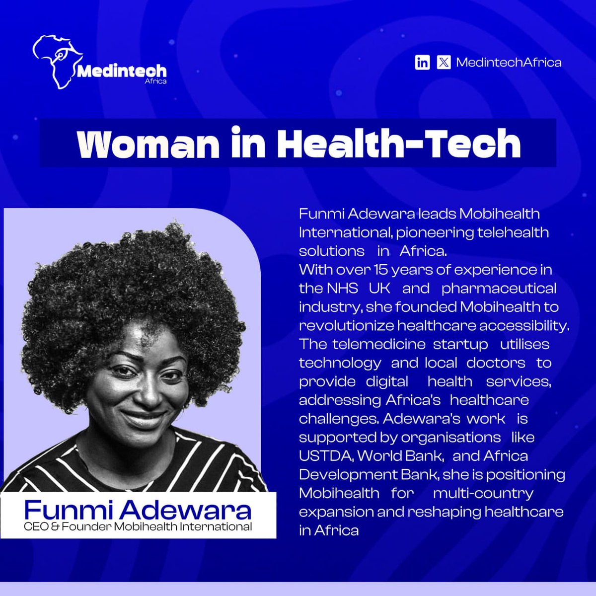 @justsay_didi, @jennienwokoye, & @funmi_adewara, your respective innovations have made access to healthcare a little more convenient and wholesome. Thank you!