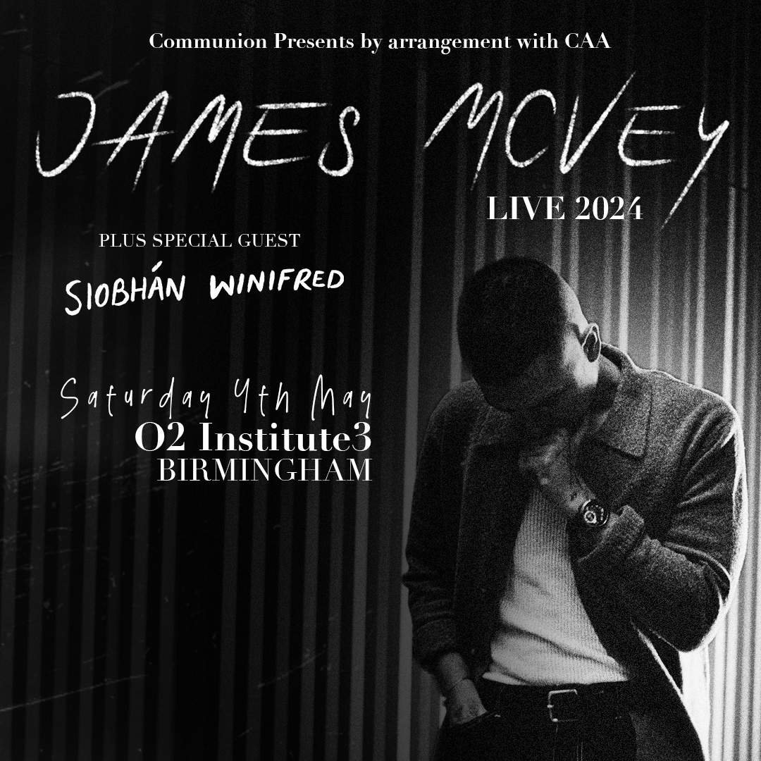 The Vamps guitarist and singer @thevampsjames is heading out on a solo tour with special guest @siobhwinifred, here on Saturday 04 May. Tickets available - amg-venues.com/g8YY50R2nT8