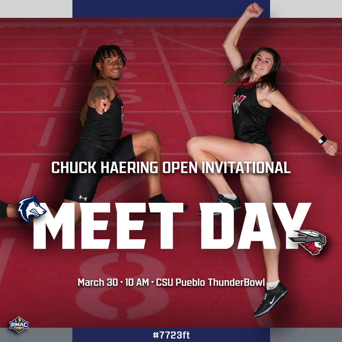 It's the conclusion of the Haering Invite today for Western T&F, keep up with the live results using the link at gomountaineers.com @WesternTrack @RMAC_SPORTS #ExcellenceElevated #7723ft