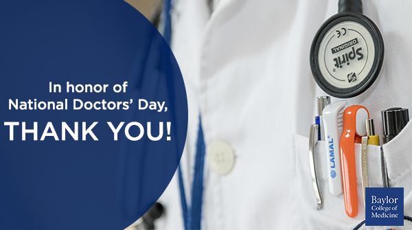 Today is National Doctors' Day! Thank you to our amazing physicians for all that you do for our patients and community. #NationalDoctorsDay