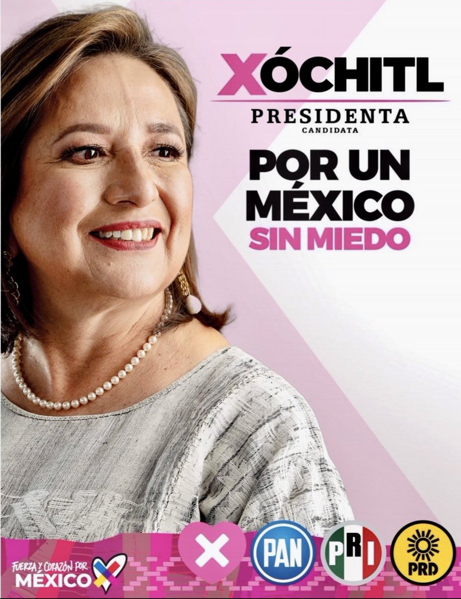 Dicen que no levantamos, dicen que ya nos desinflamos, dicen que ya nos caímos. Vamos a mostrar a México y a todo el mundo quien será la próxima Presidenta de México 👇🏻 #Xóchitl2024 🇲🇽 🔃 𝐑𝐓 𝐌𝐚𝐬𝐢𝐯𝐨