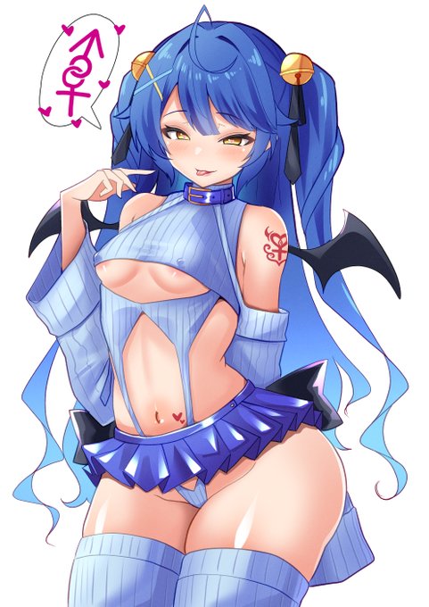 【NSFW/R-18】
ノリと勢いで描いたらよくわからない服装になったエロニット?ammykkrさんの落書きです。
2枚目は趣味のカラバリです。 