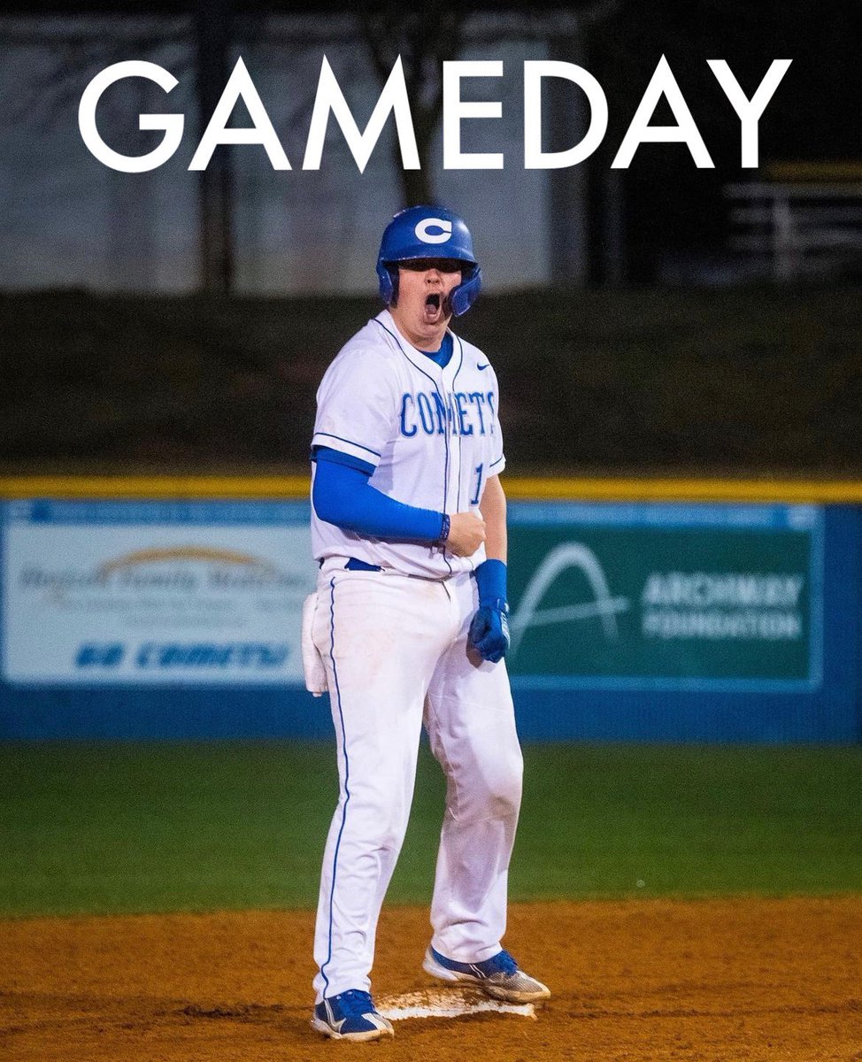 Varsity Comets Baseball today! 1st Round game vs. Midway at the South Johnston Easter Tournament. Game time is 2:30!!!!! @Clayton_Comets @ClaytonCometsAD @CometsBaseball @CRNSports