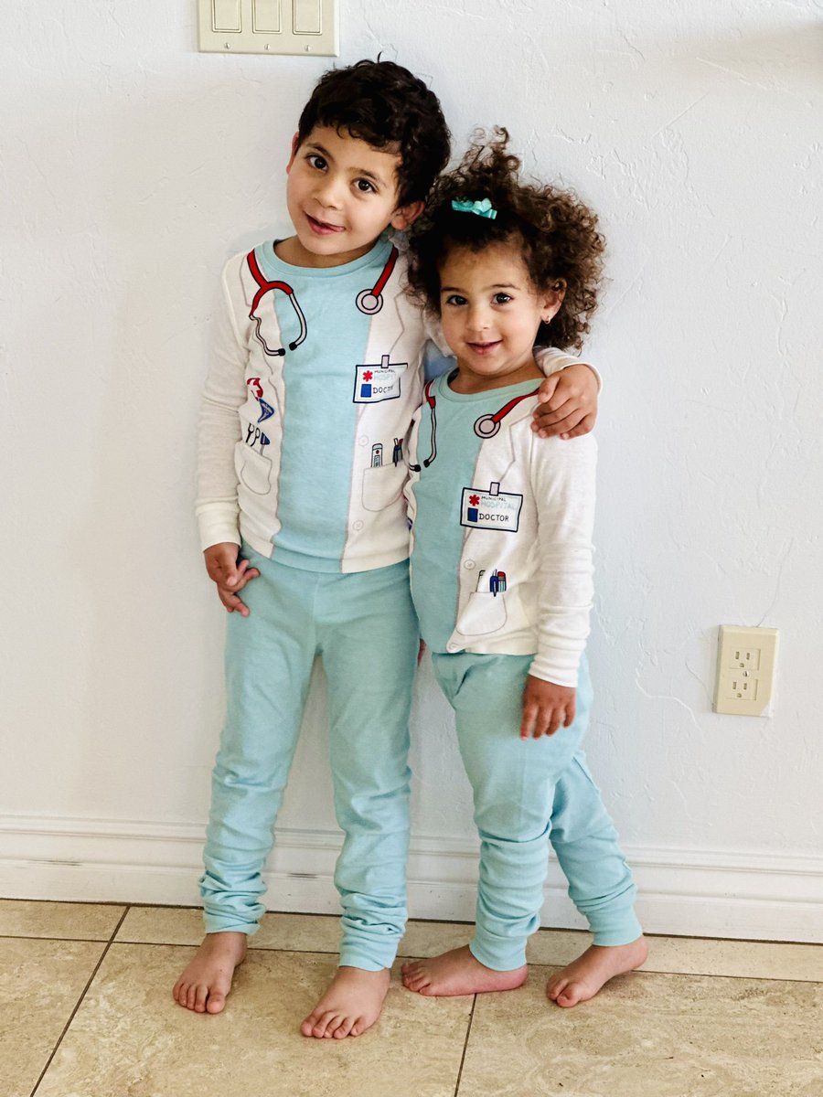 Happy Doctors Day everyone from these two doctors #BabyAli #BabyBella We truly have the best work not perfect but an absolute privilege Grateful for all were given and get to do #DoctorsDay #DoctorsDay2024