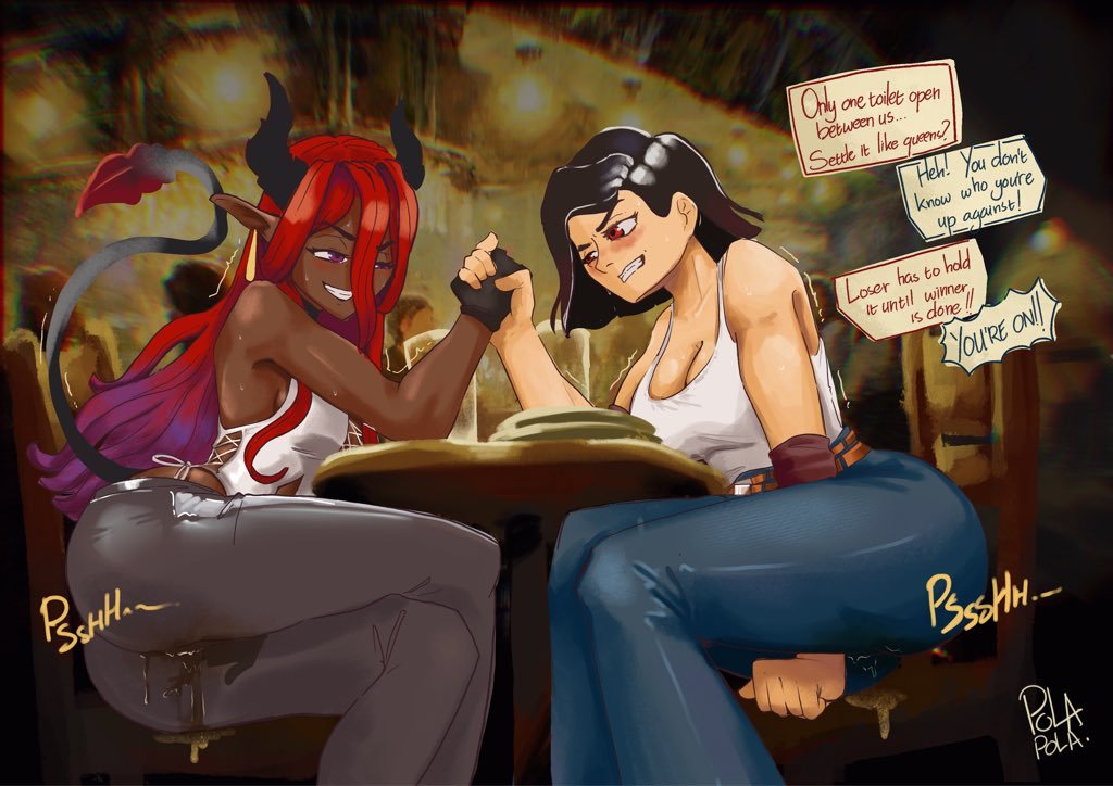 polapolabianda's tweet photo. Mimy and Jessica are duking it out with a lot at stake. It seems that this match-up is about even. At this moment possibilities branch out... who will win?

Let's find out! [1/4] https://t.co/EOKu0N8bv5